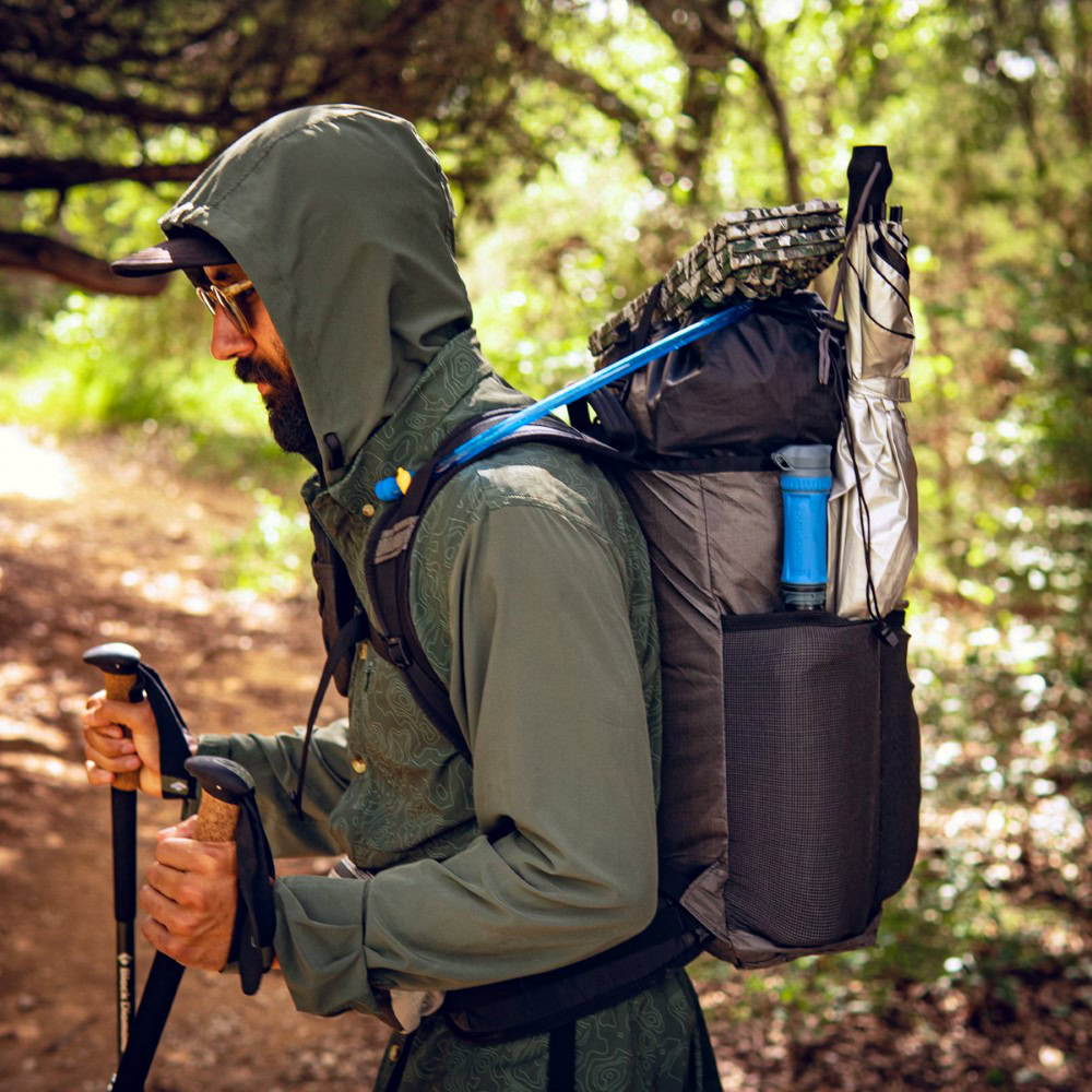Hiker backpacks with packrat UL set-up