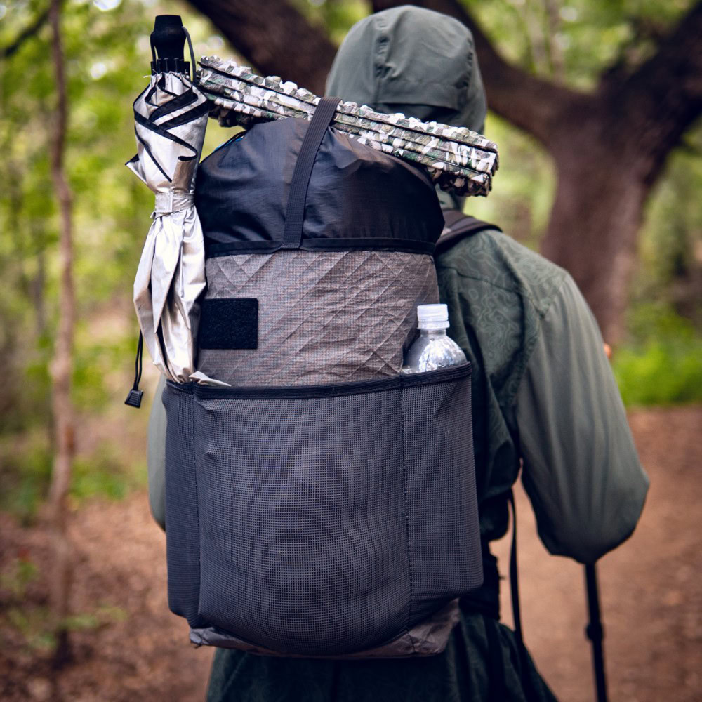 Hiker backpacks with packrat UL set-up