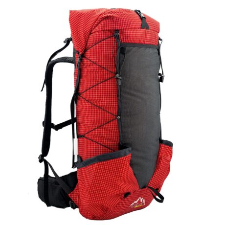 A 3/4 Side View of the ULA 2024 Ohm in Red Robic