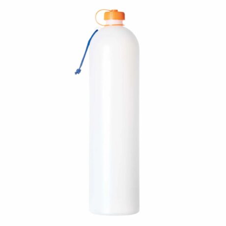 1L CNOC Thru-bottle: white bottle with orange lid